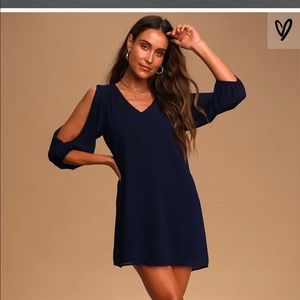 NWT Lulu’s Shifting Dears Long Sleeve Dress